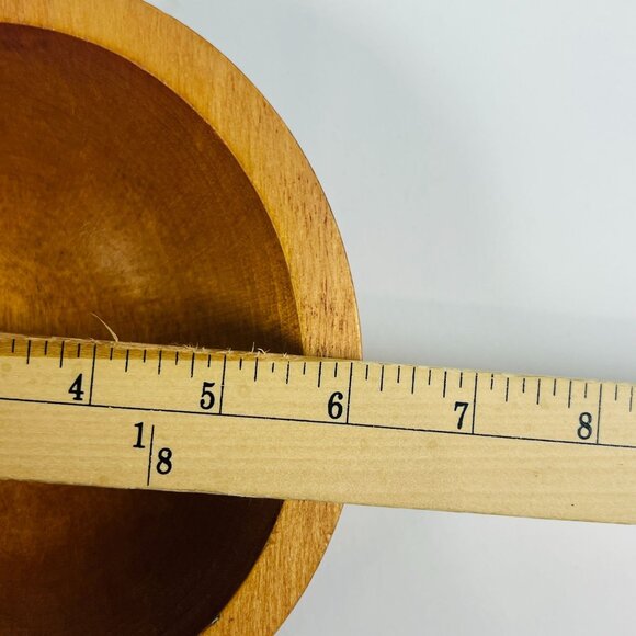 Baribocraft Canada 2 Wooden Bowls & Pear Shape Wooden Bowl Home Kitchen Decor - Picture 10 of 10